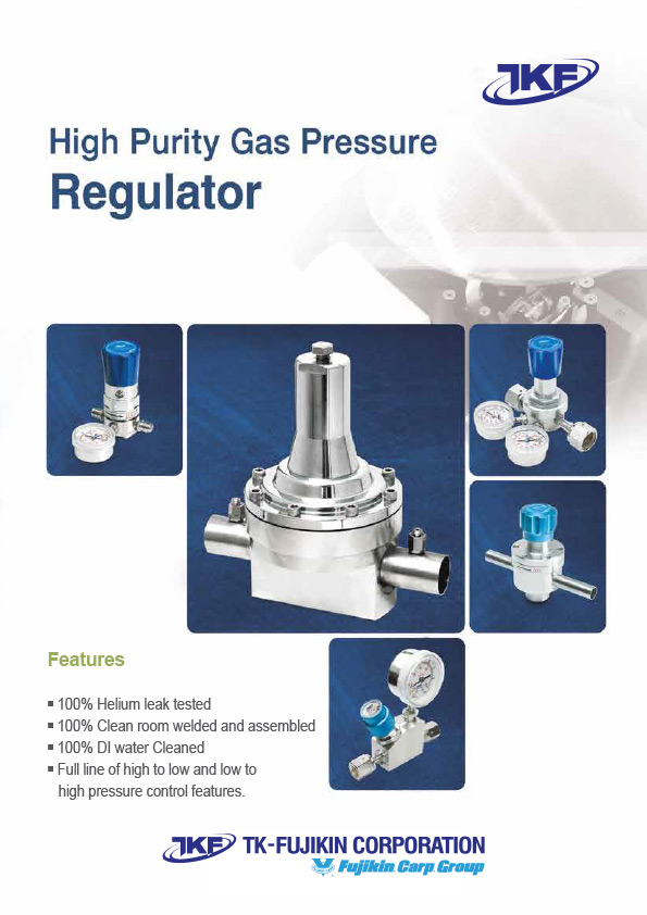 High Purity Gas Pressure Regulator